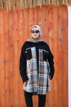 BlackxBrown Checked Wool Jacket