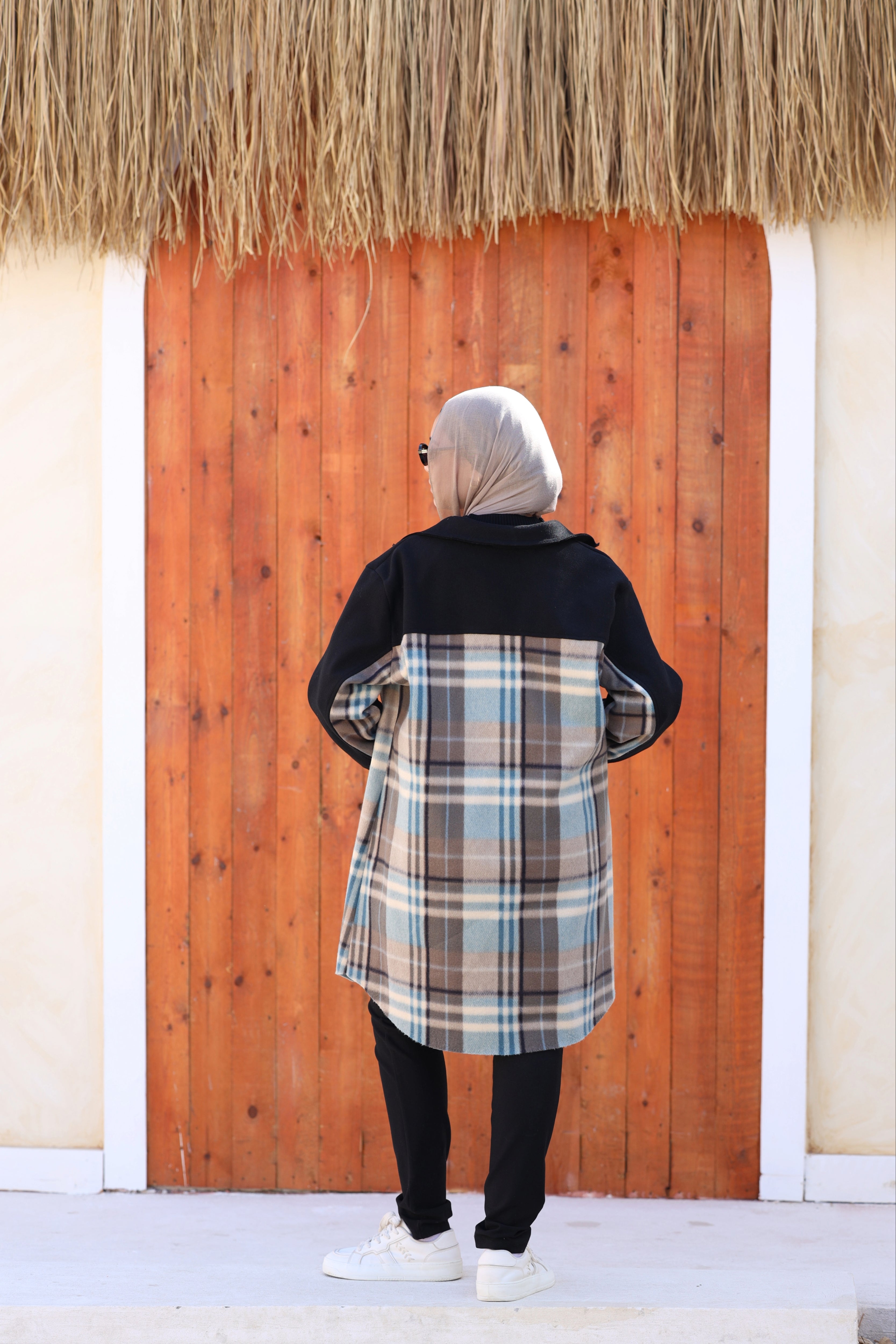 BlackxBrown Checked Wool Jacket